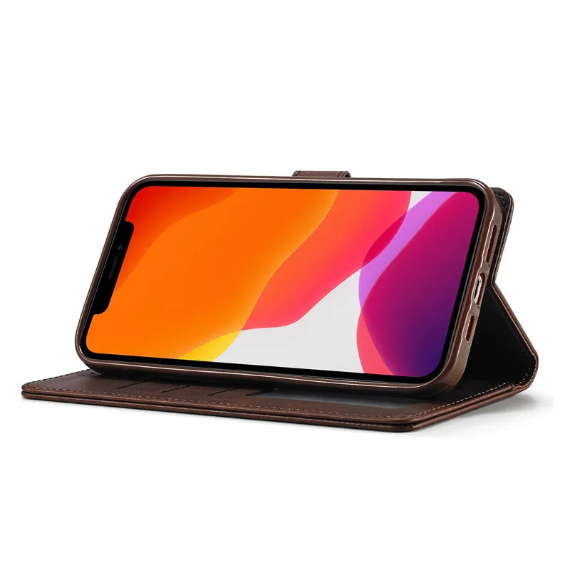 Magnetisch Flip Hoesje voor iPhone – PU Leer – afbeelding 3