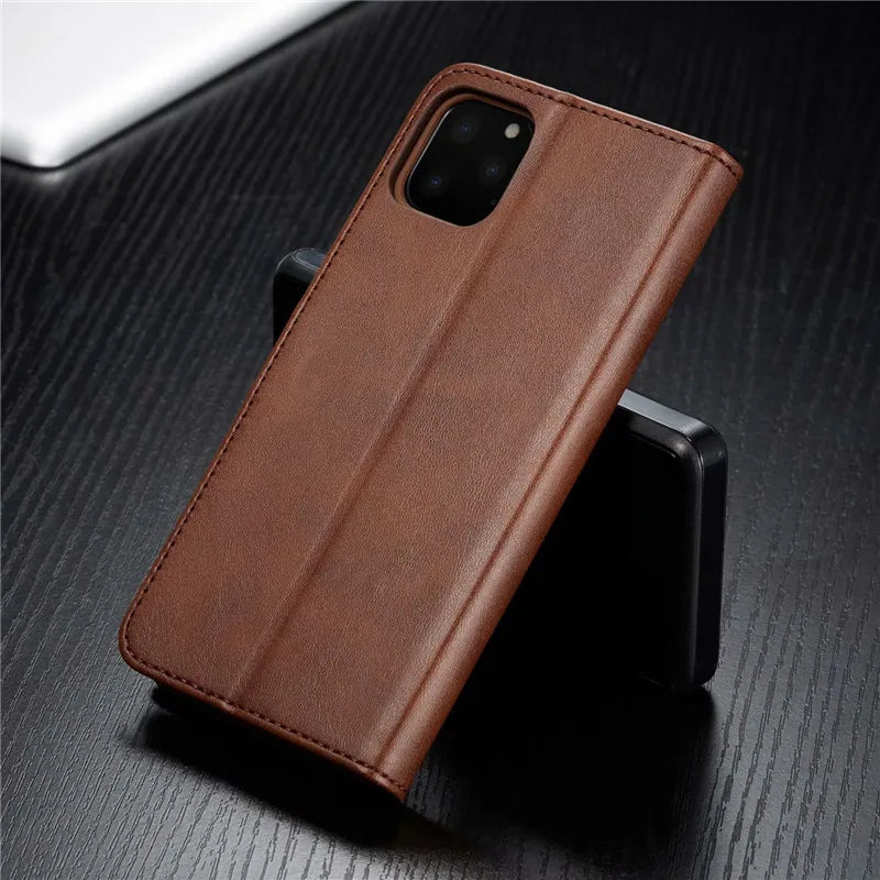 Magnetisch Flip Hoesje voor iPhone – PU Leer – afbeelding 5