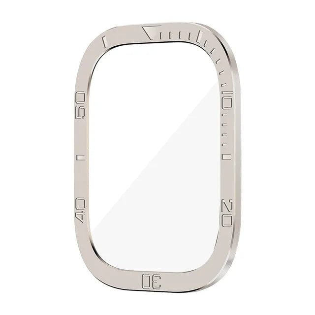 Metalen Beschermrand + Gehard Glas voor Apple Watch Ultra – 49mm | Ultra 1/2/3