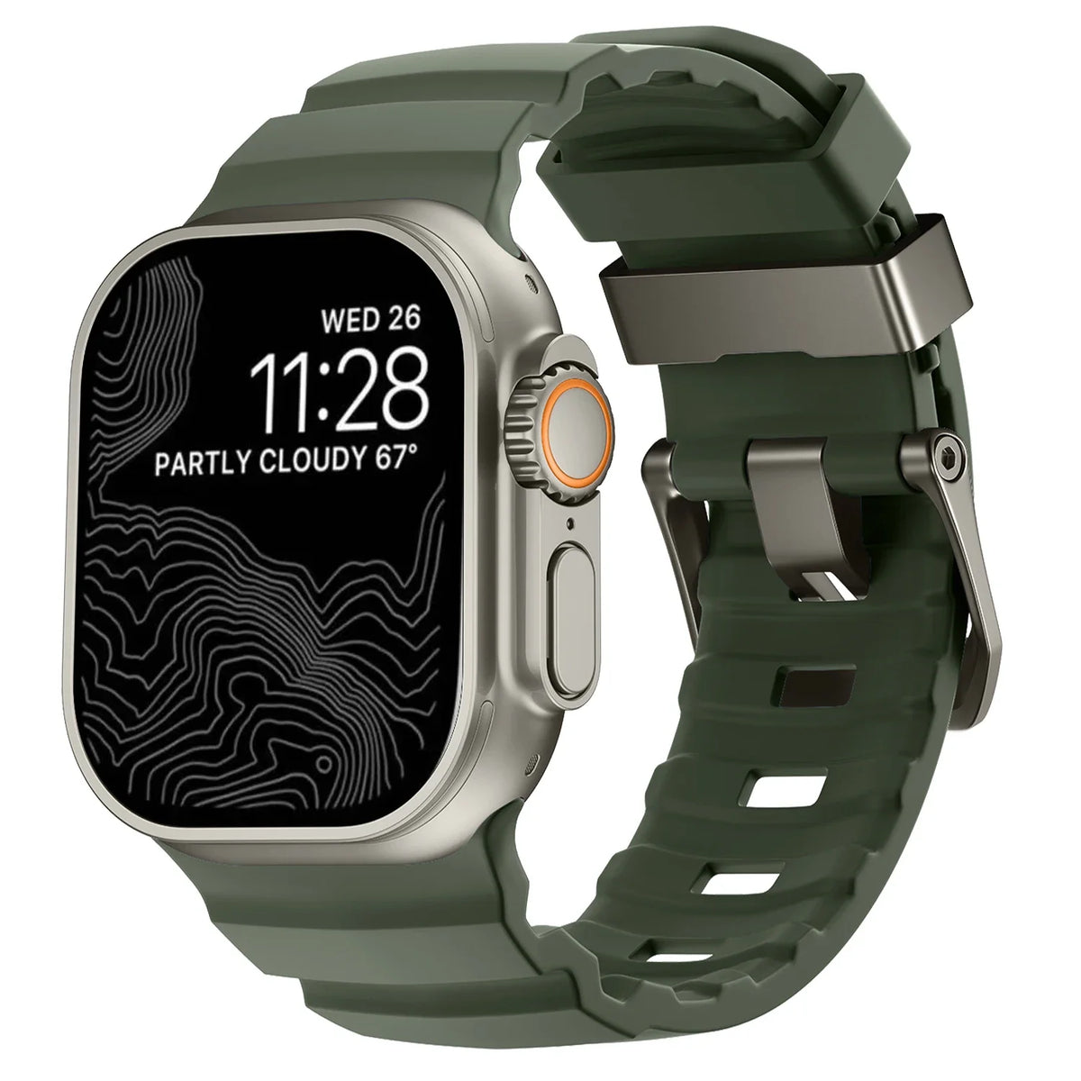 Trail Siliconenn Sportbandje voor Apple Watch – afbeelding 34