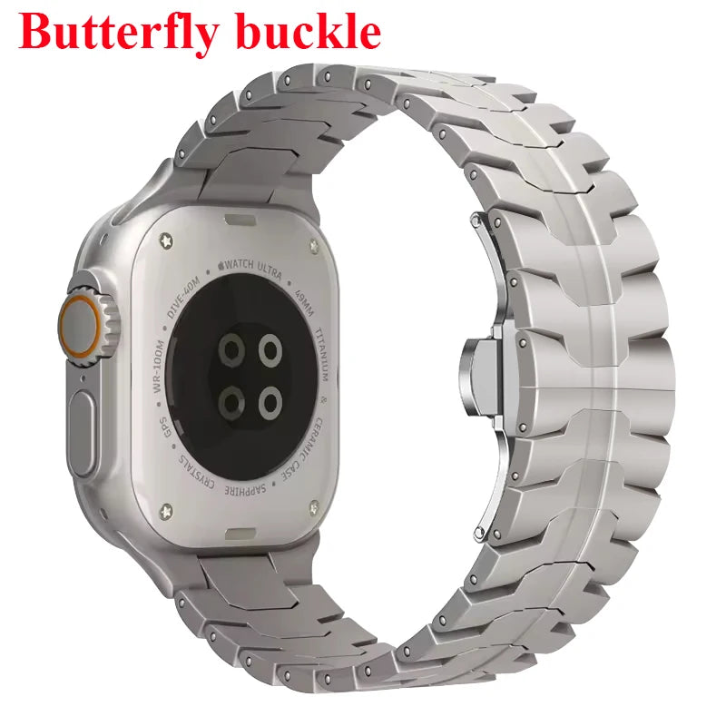 Roestvrij Stalen Armband voor Apple Watch – 42/44/45/46/49mm | Series 3-11, SE & Ultra 1/2/3