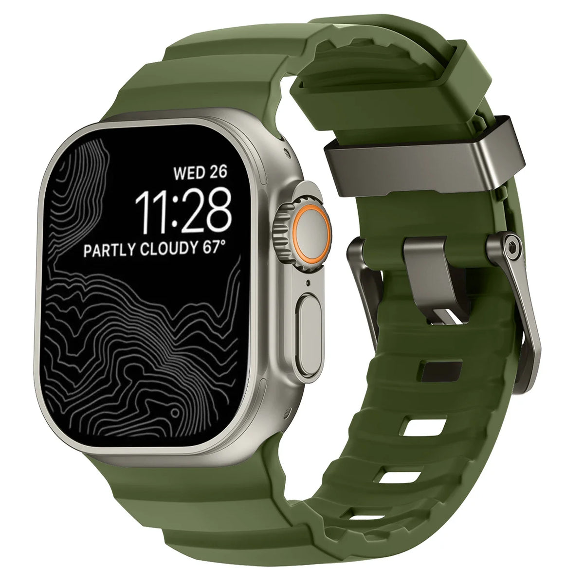 Trail Siliconenn Sportbandje voor Apple Watch – afbeelding 18
