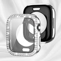 Diamanten Hoesje + Schermbeschermer voor Apple Watch – 40/41/42/44/45/46/49mm | Series 5-11, SE & Ultra