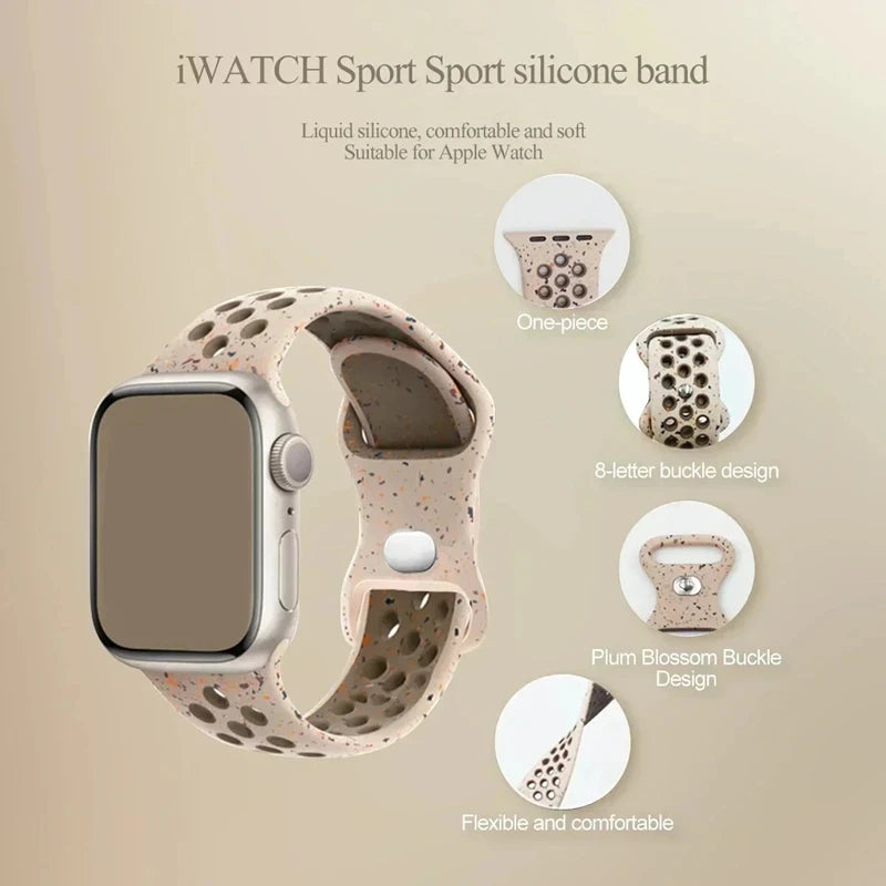 Siliconenn Sportbandje voor Apple Watch – afbeelding 5