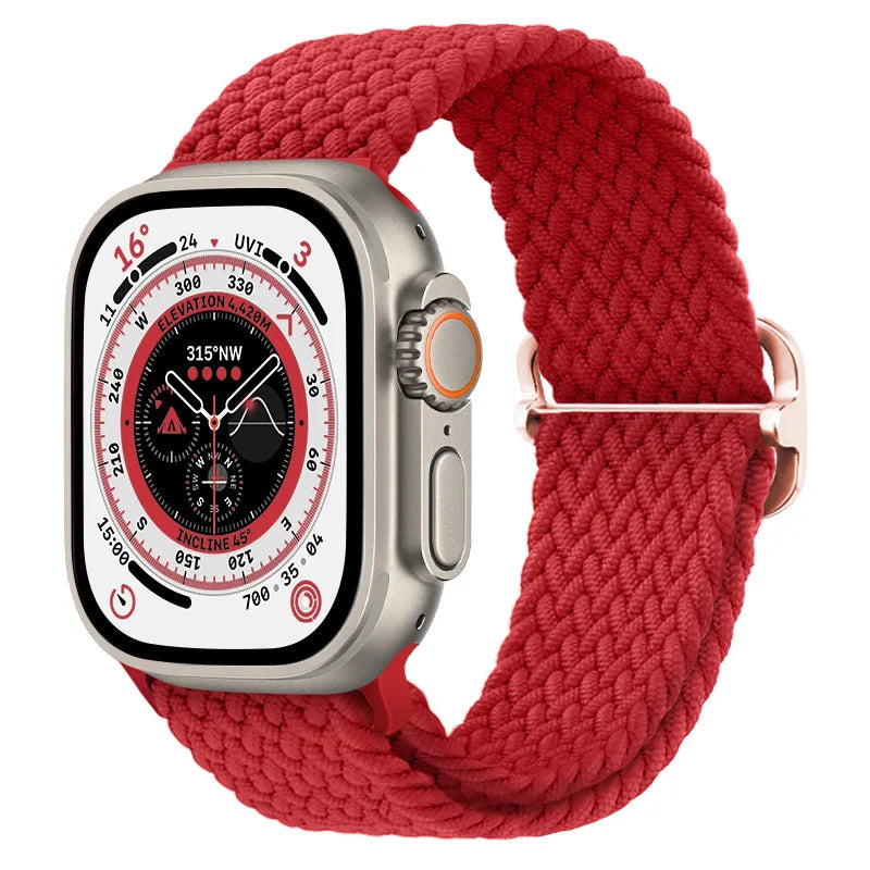 Gevlochten nylon Loop Bandje voor Apple Watch – afbeelding 43