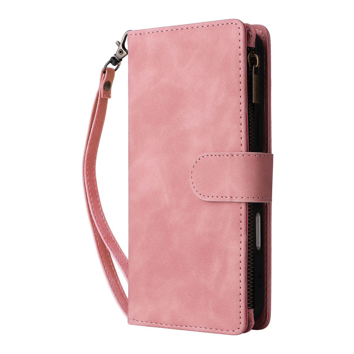 Leren Portemonnee Hoesje voor iPhone – Kaarthouder & Magnetische Sluiting – afbeelding 13