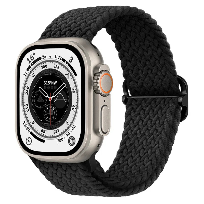 Gevlochten nylon Loop Bandje voor Apple Watch – afbeelding 26