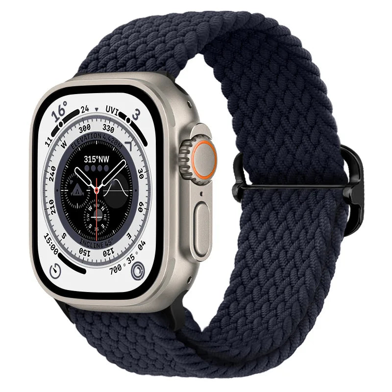 Gevlochten nylon Loop Bandje voor Apple Watch – afbeelding 32