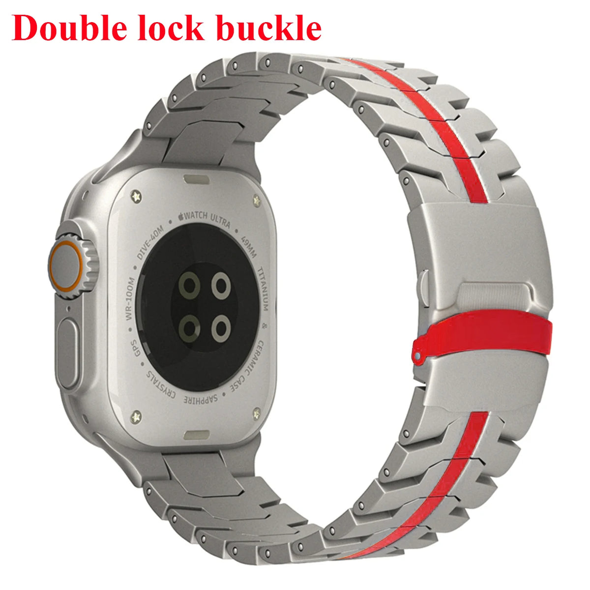 Roestvrij Stalen Armband voor Apple Watch – 42/44/45/46/49mm | Series 3-11, SE & Ultra 1/2/3