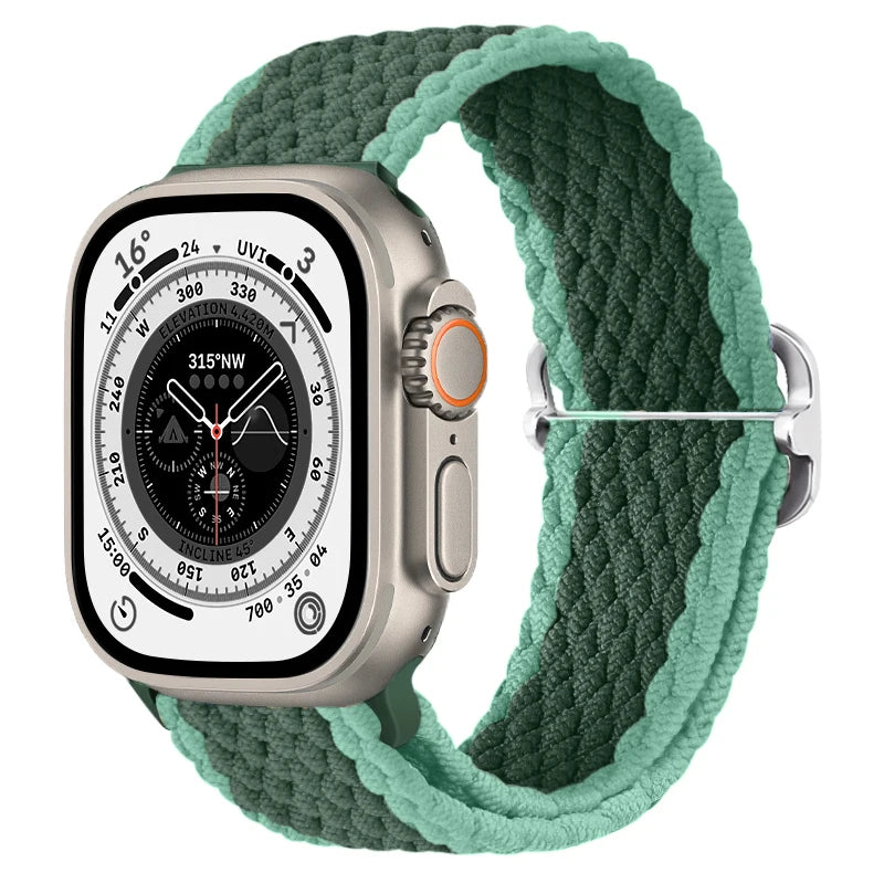 Gevlochten nylon Loop Bandje voor Apple Watch – afbeelding 49