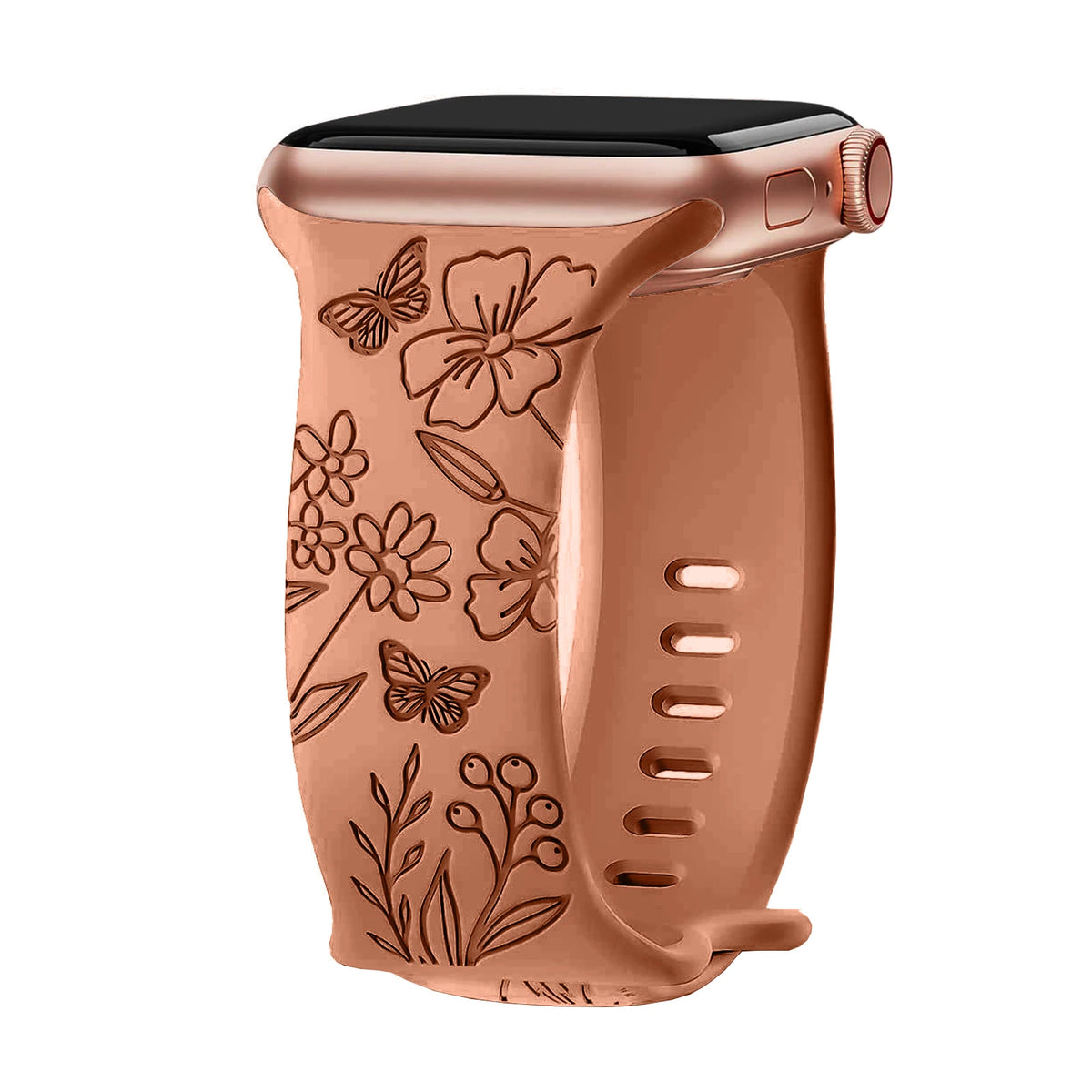Gegraveerd Siliconen Bandje voor Apple Watch – 40/41/42/44/45/46/49mm | Series 7-11, SE & Ultra 2/3