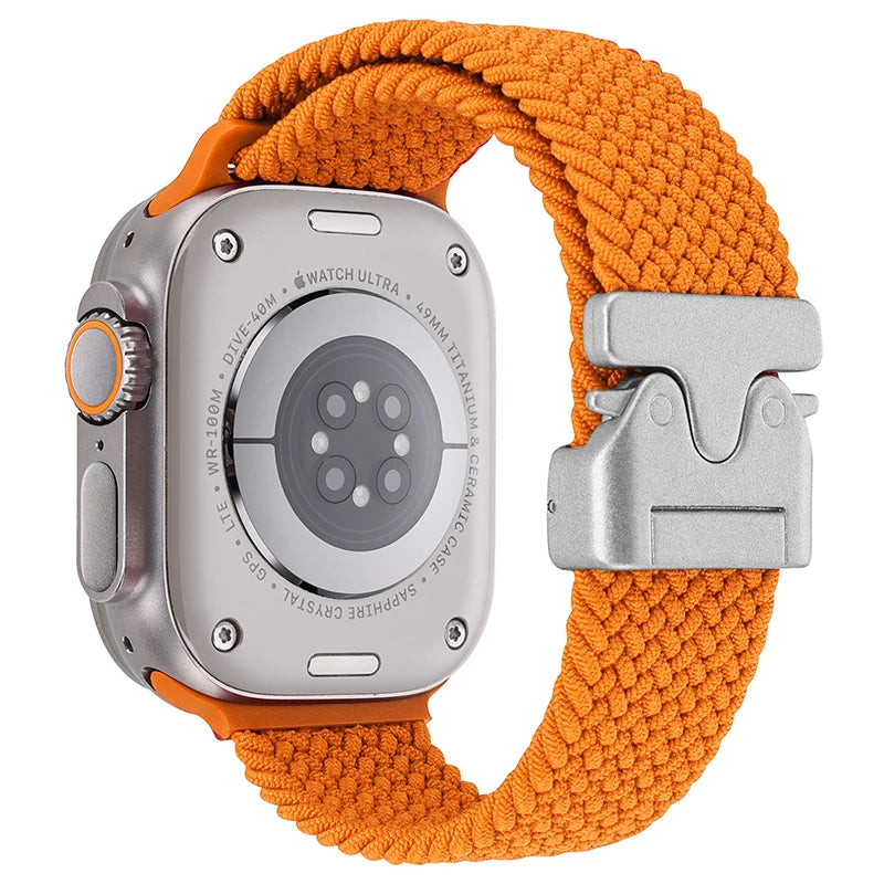 Gevlochten nylon Bandje voor Apple Watch – afbeelding 18