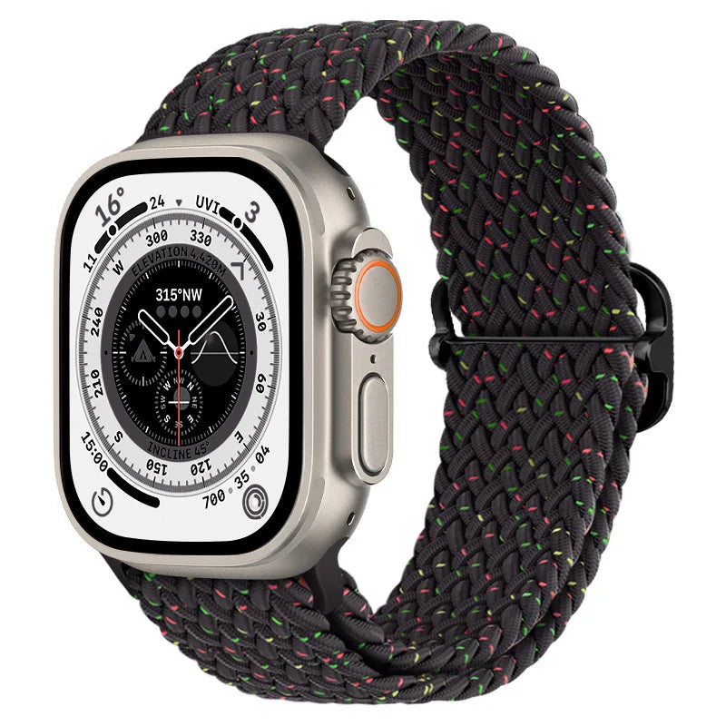Gevlochten nylon Loop Bandje voor Apple Watch – afbeelding 34