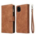 Leren Portemonnee Hoesje voor iPhone – Kaarthouder & Magnetische Sluiting – afbeelding 10