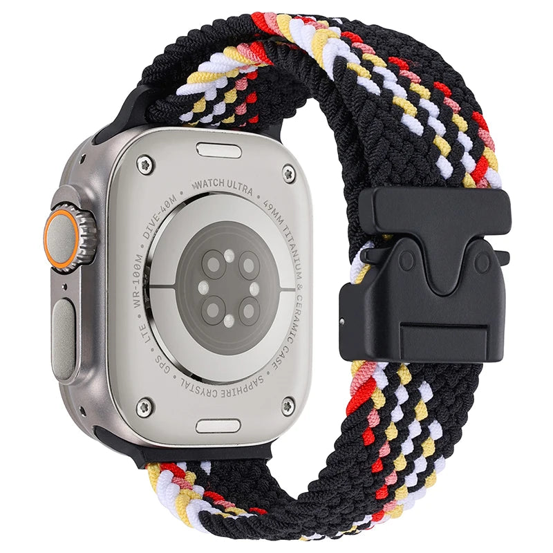 Gevlochten nylon Bandje voor Apple Watch – afbeelding 7