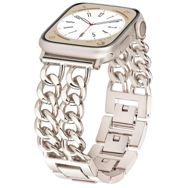 Metalen Schakelarmband voor Apple Watch – afbeelding 1