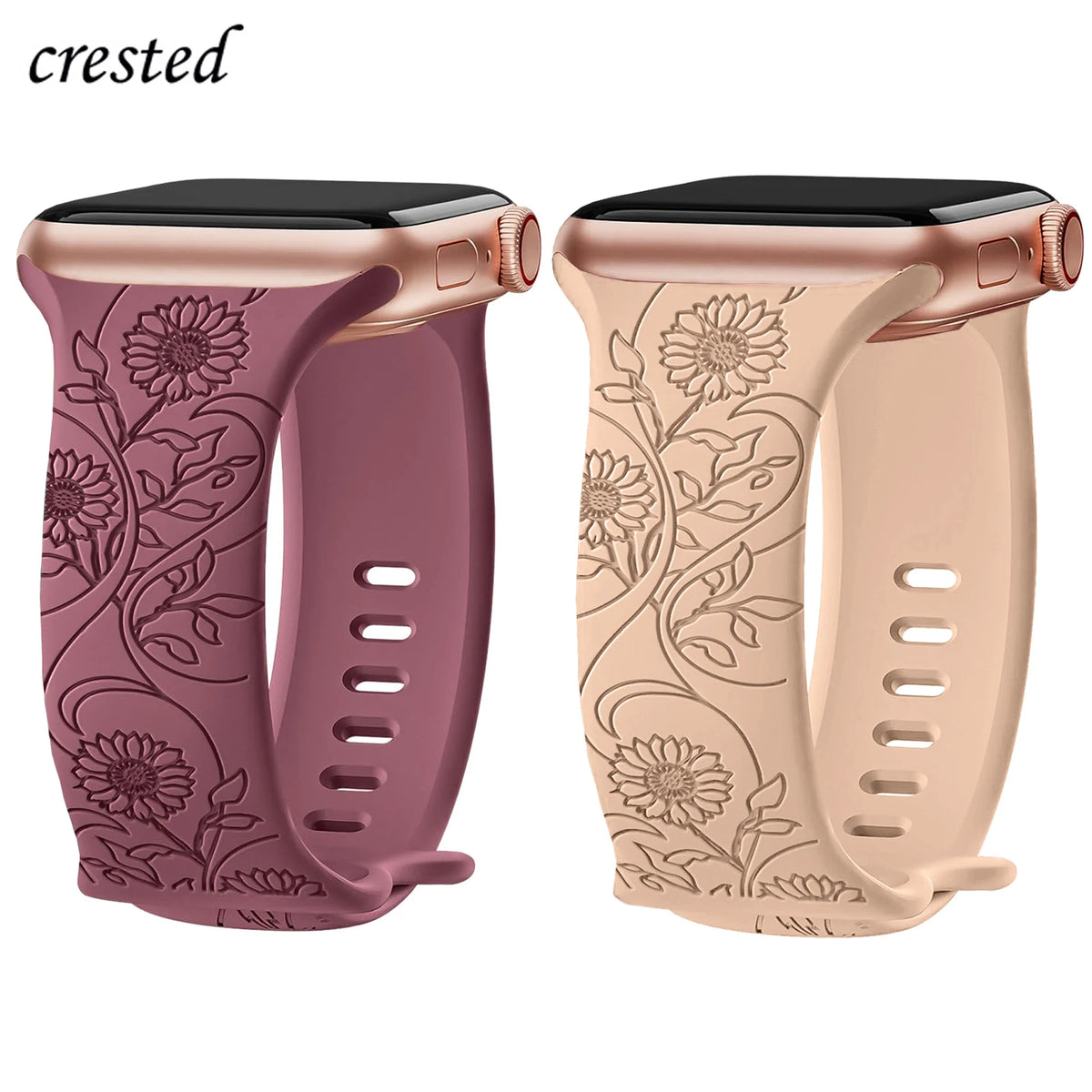 Gegraveerd Siliconen Bandje voor Apple Watch – 40/41/42/44/45/46/49mm | Series 7-11, SE & Ultra 2/3