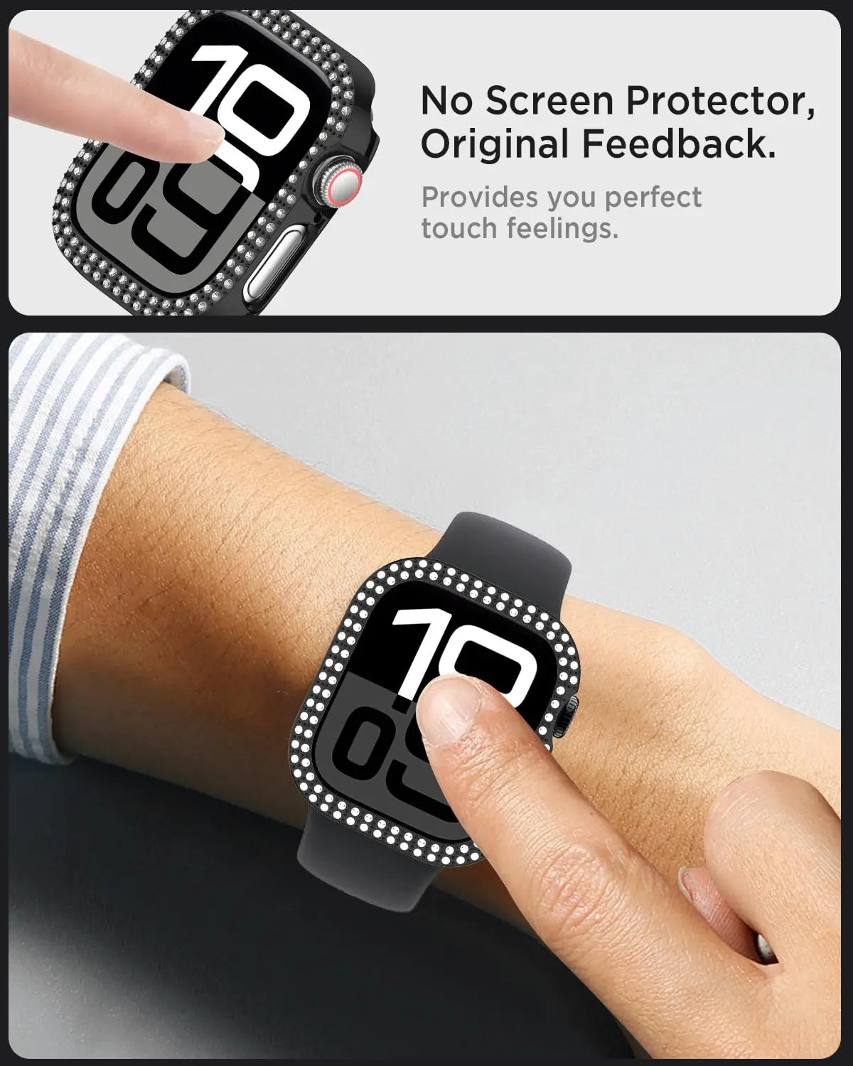 Strass Beschermhoes voor Apple Watch – afbeelding 3
