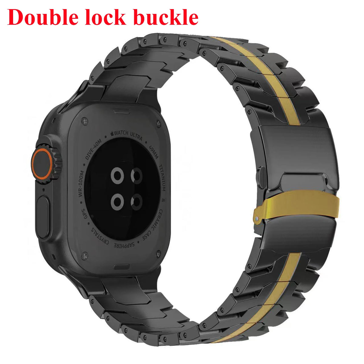 Roestvrij Stalen Armband voor Apple Watch – 42/44/45/46/49mm | Series 3-11, SE & Ultra 1/2/3