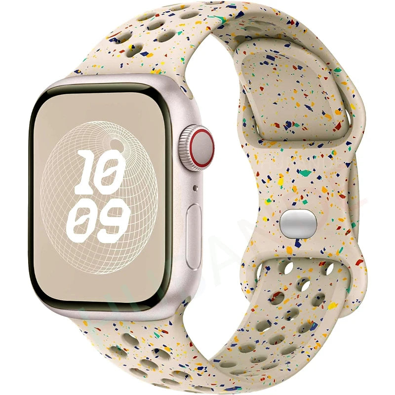 Siliconenn Sportbandje voor Apple Watch – afbeelding 41