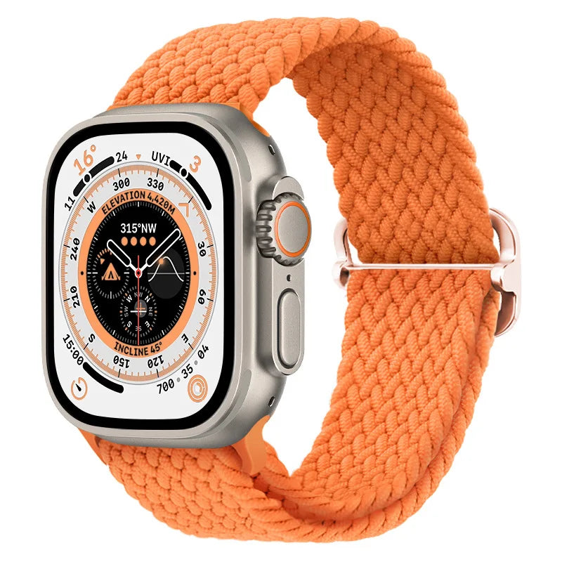 Gevlochten nylon Loop Bandje voor Apple Watch – afbeelding 38