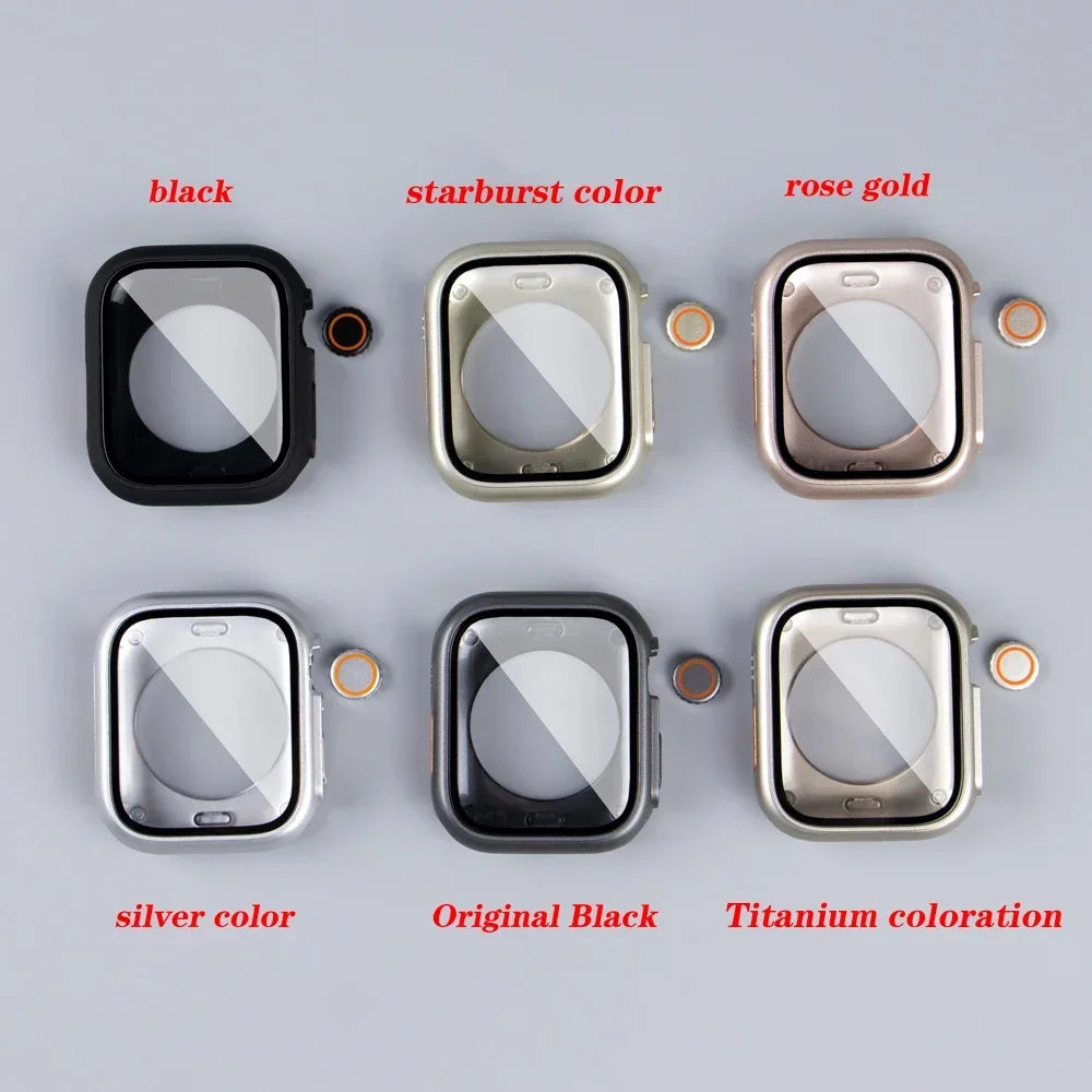 Metalen bandje + Volledig Beschermhoesje voor Apple Watch – afbeelding 6