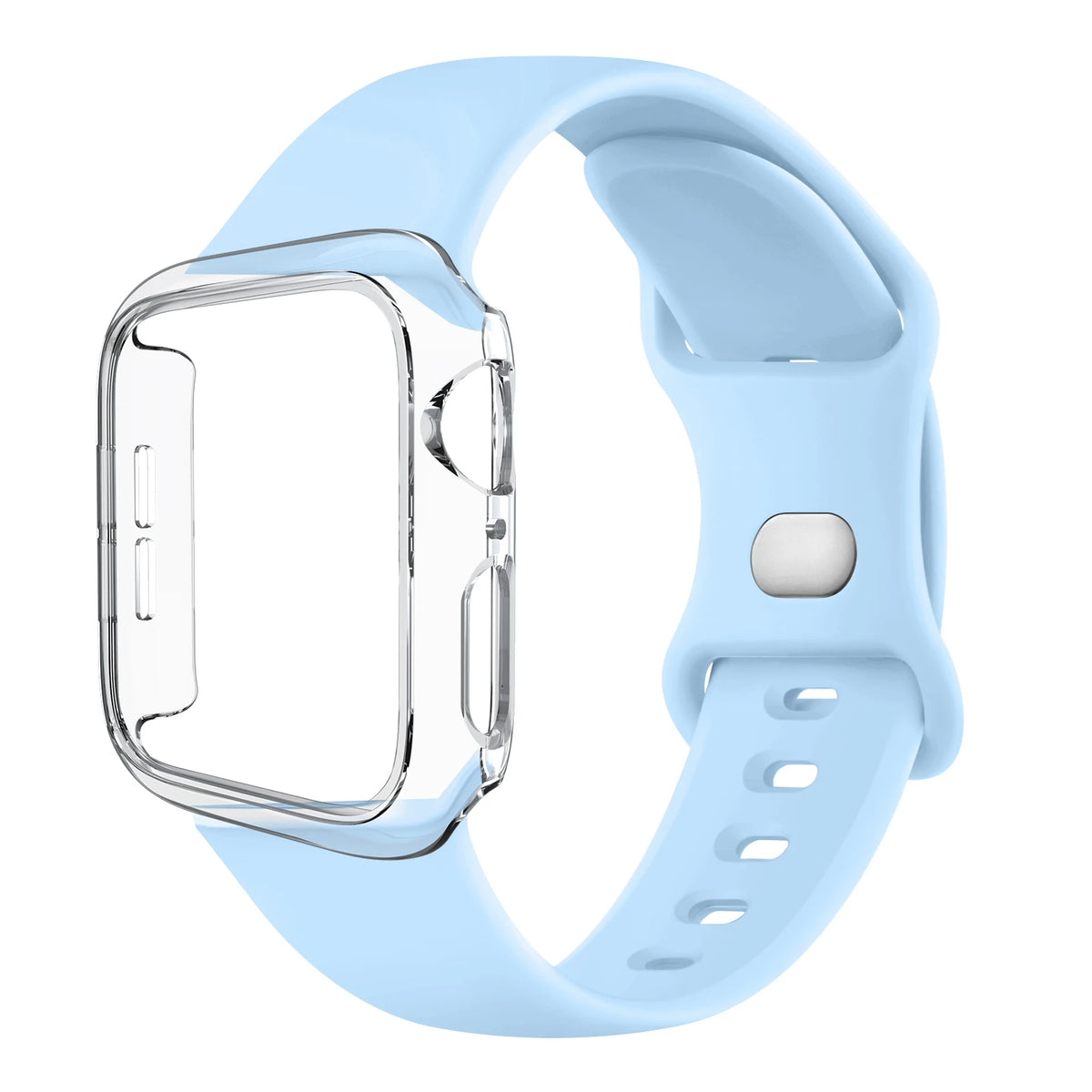 Siliconenn Bandje + Hoesje voor Apple Watch – afbeelding 9
