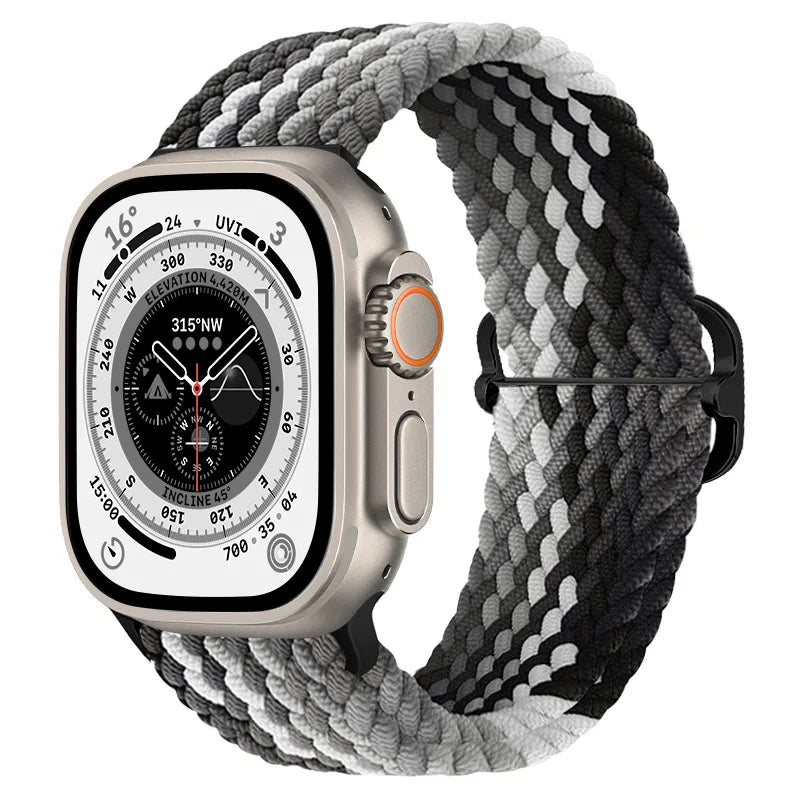 Gevlochten nylon Loop Bandje voor Apple Watch – afbeelding 15