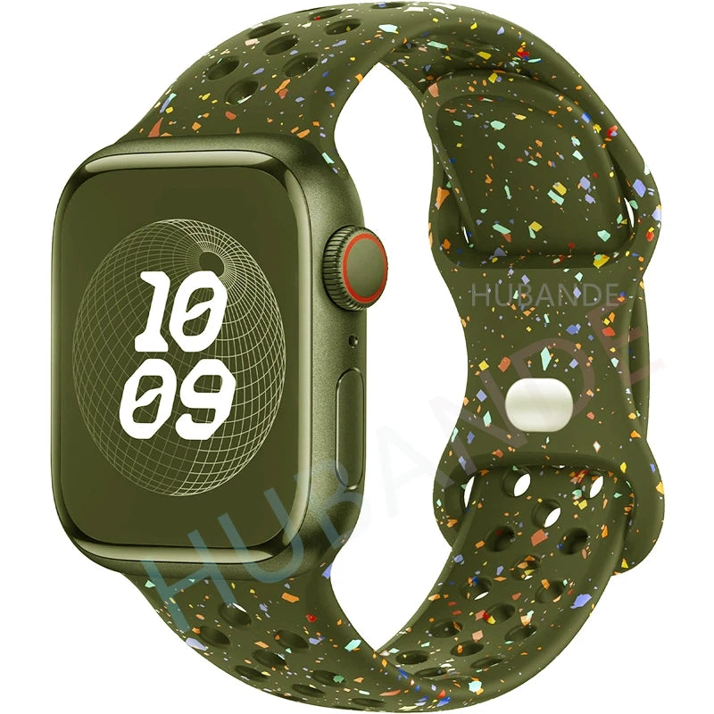 Siliconenn Sportbandje voor Apple Watch – afbeelding 42