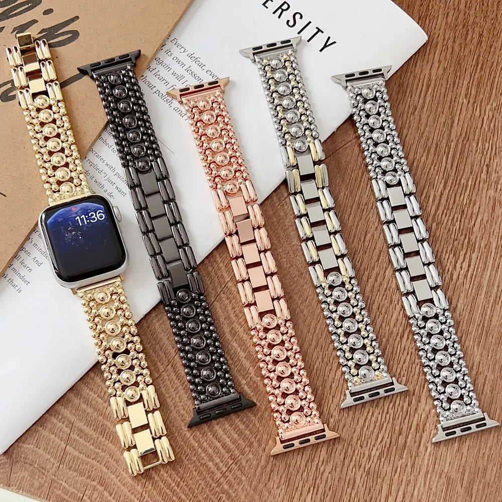 Elegante Metalen Armband voor Apple Watch – 38/40/41/42/44/45/46/49mm