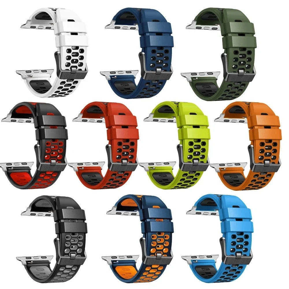 Siliconenn Sportbandje voor Apple Watch – afbeelding 4