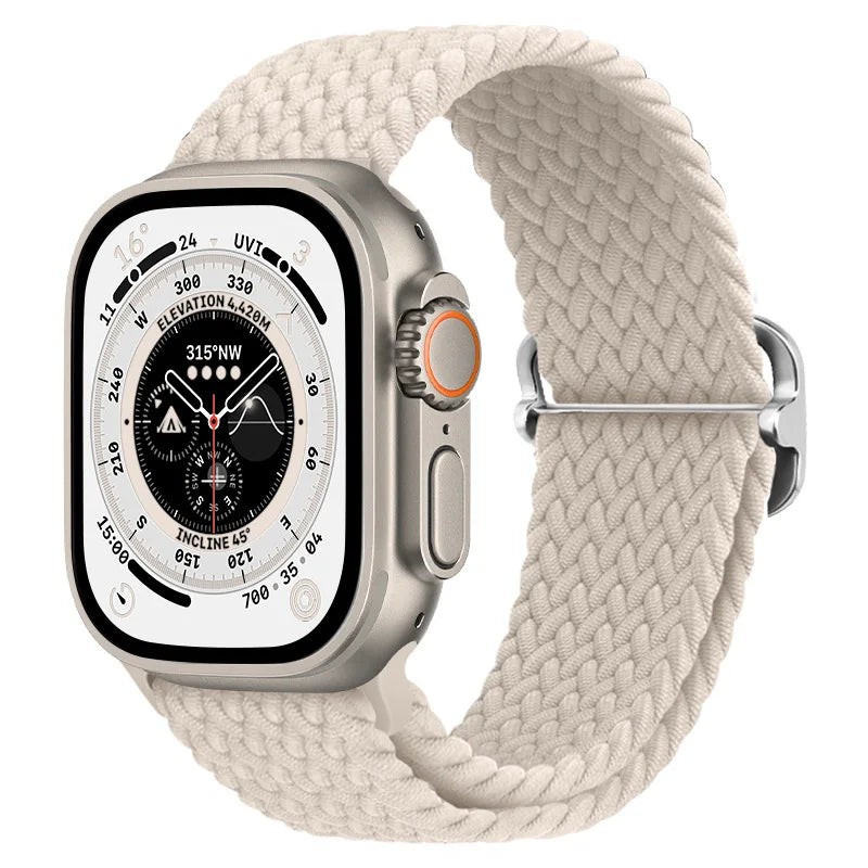 Gevlochten nylon Loop Bandje voor Apple Watch – afbeelding 44