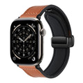 Leren Bandje voor Apple Watch – Magnetische Sluiting – afbeelding 6