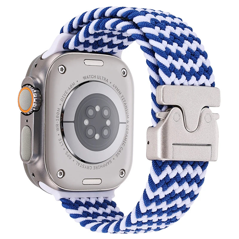 Gevlochten nylon Bandje voor Apple Watch – afbeelding 24