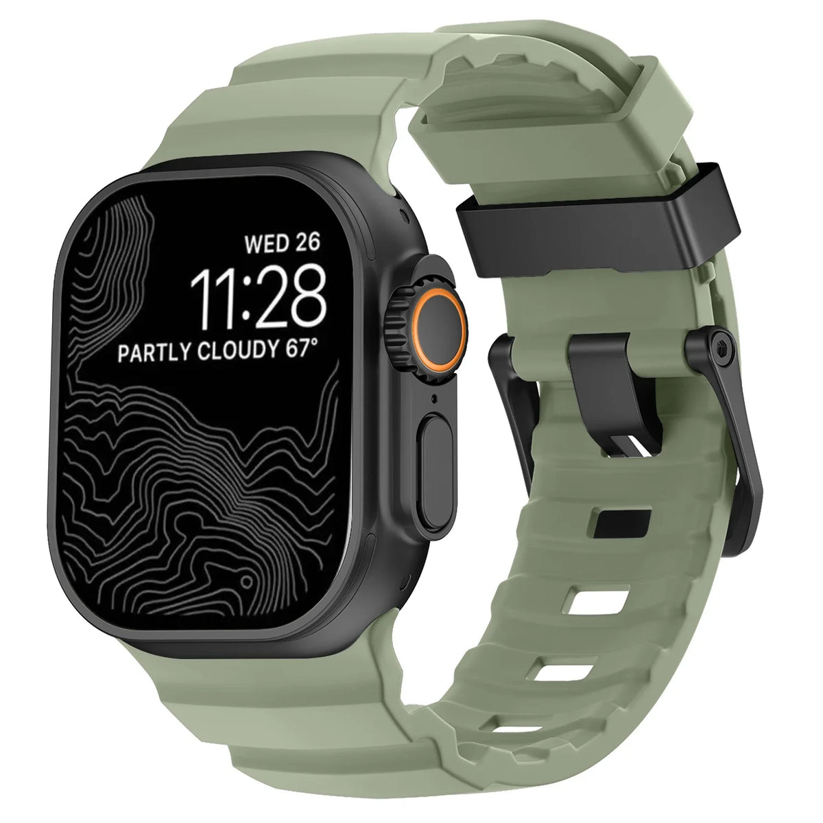 Trail Siliconenn Sportbandje voor Apple Watch – afbeelding 17