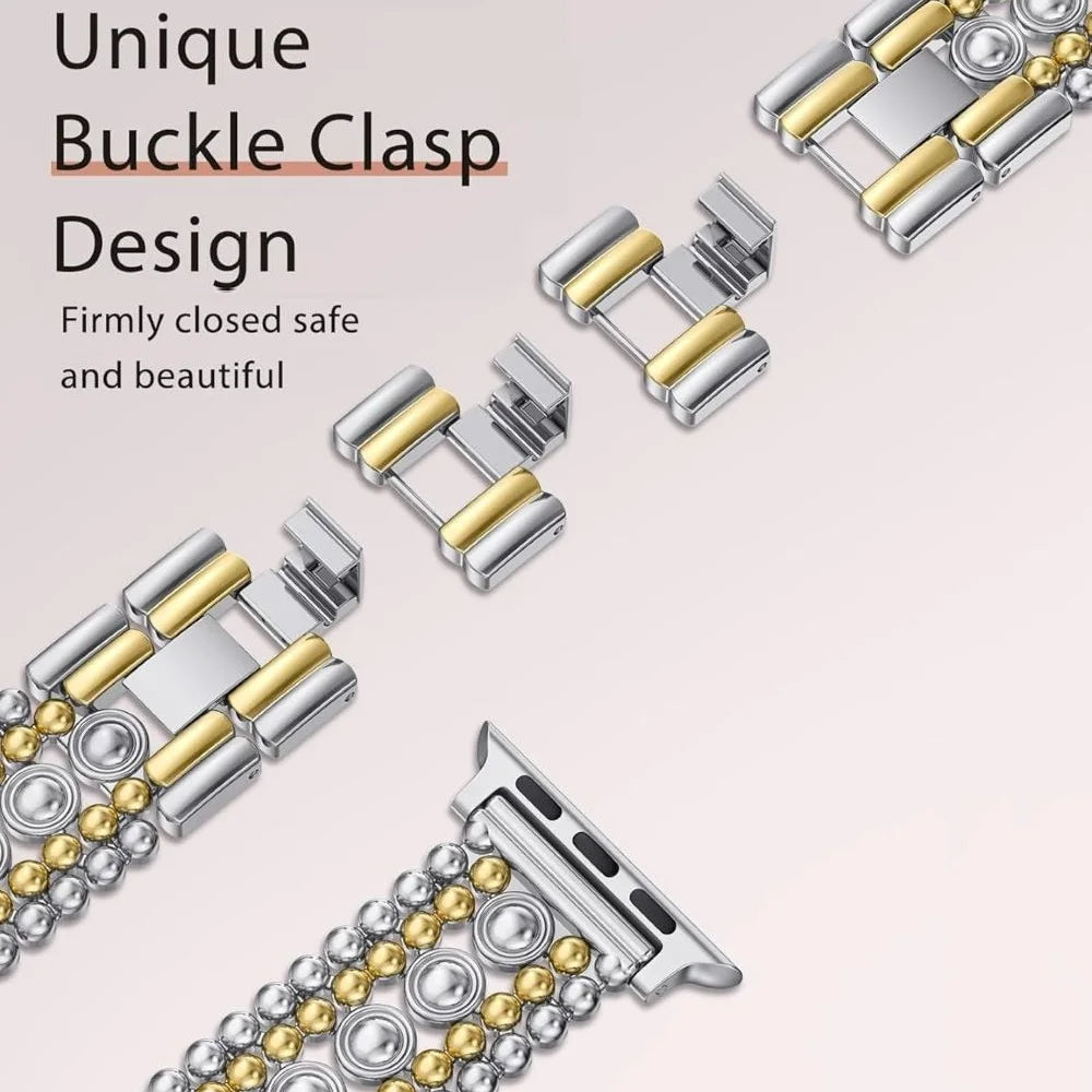 Elegante Metalen Armband voor Apple Watch – 38/40/41/42/44/45/46/49mm