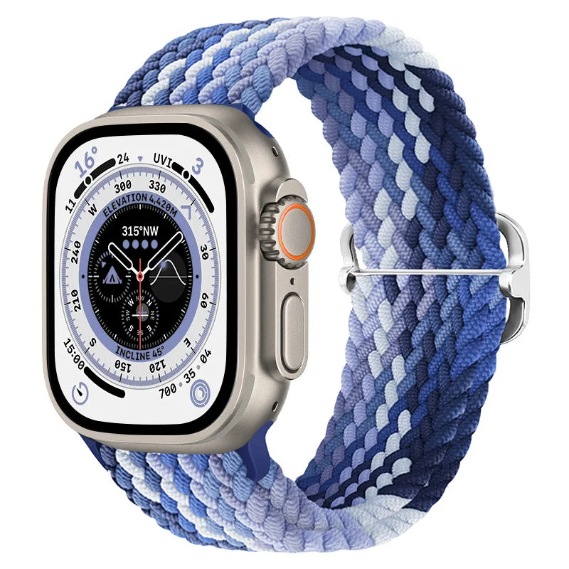 Gevlochten nylon Loop Bandje voor Apple Watch – afbeelding 10