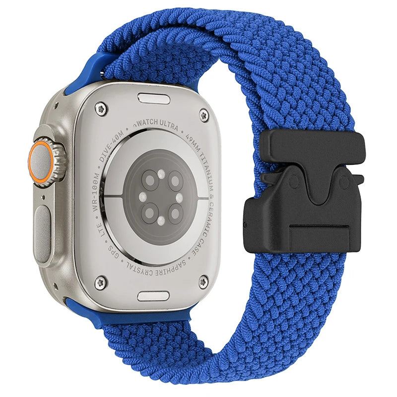 Gevlochten nylon Bandje voor Apple Watch – afbeelding 14
