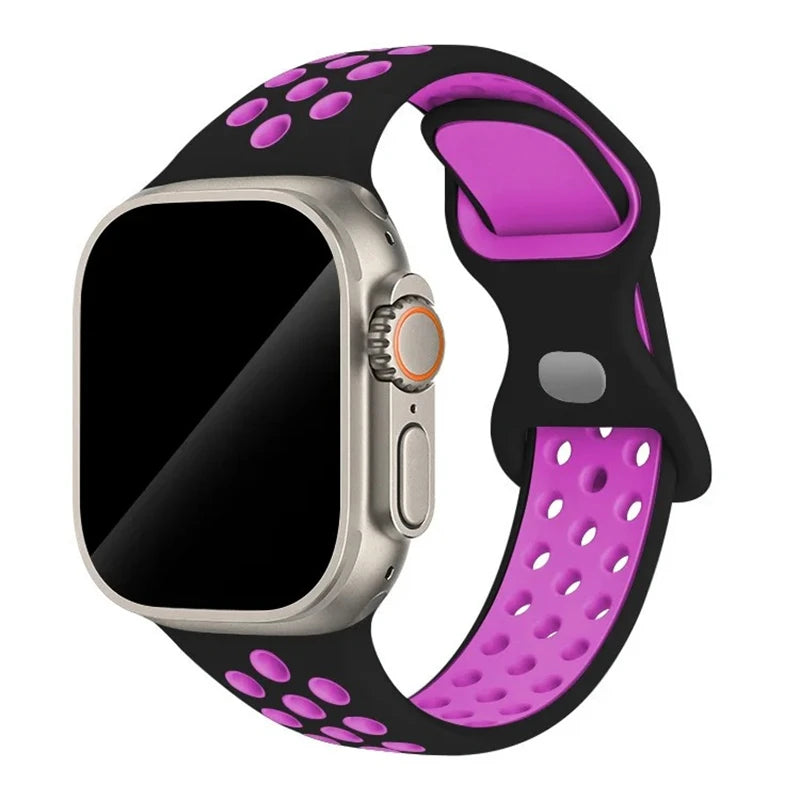 Siliconenn Sportbandje voor Apple Watch – afbeelding 38