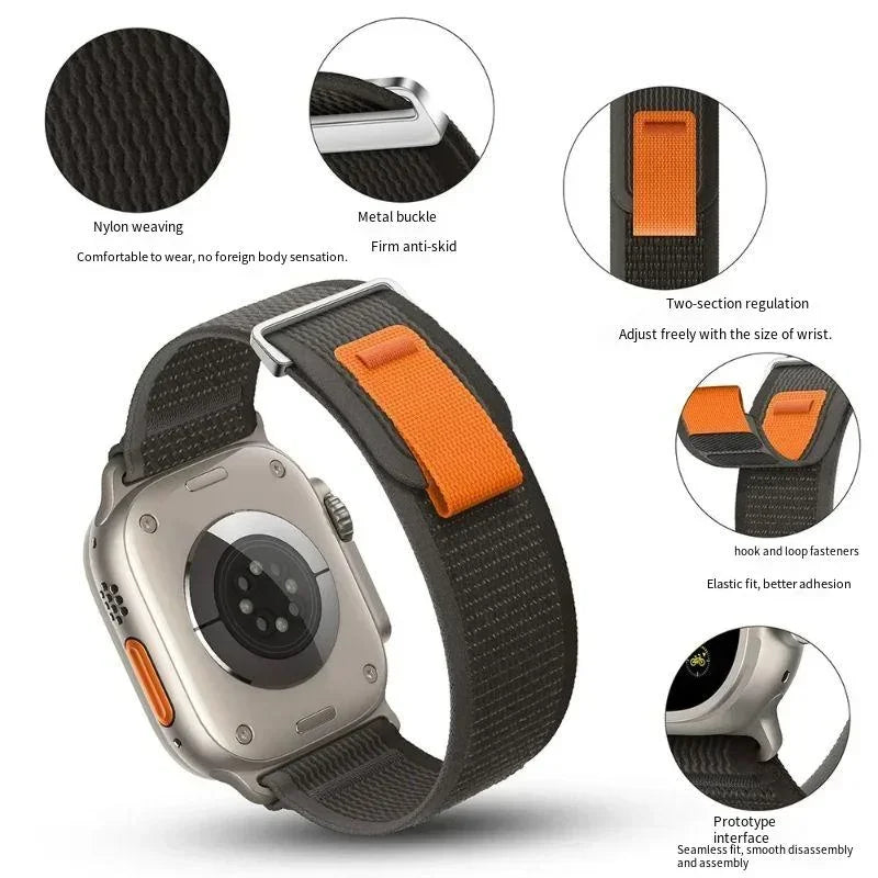 Trail Nylon Bandje voor Apple Watch – afbeelding 3