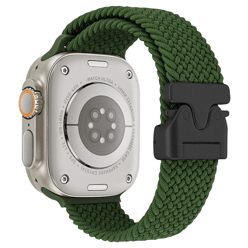 Gevlochten nylon Bandje voor Apple Watch – afbeelding 13