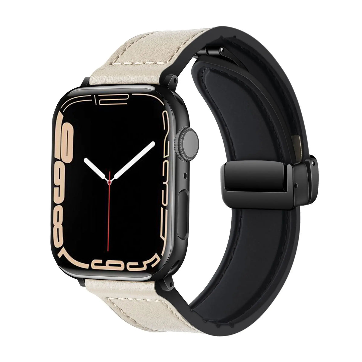Leren Bandje voor Apple Watch – Magnetische Sluiting – afbeelding 9