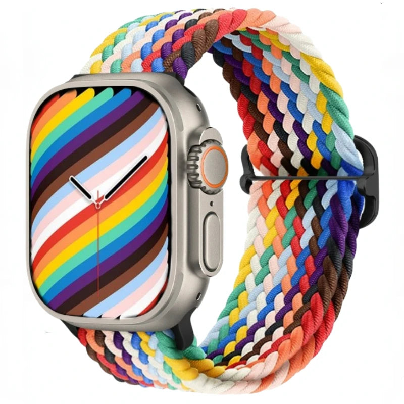 Gevlochten nylon Loop Bandje voor Apple Watch – afbeelding 31