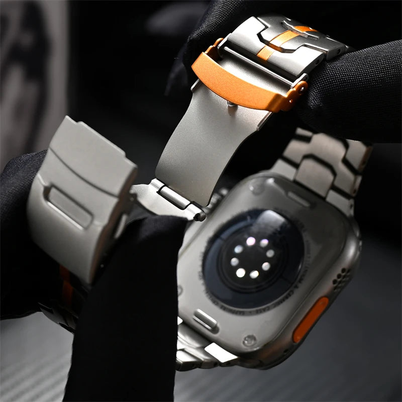 Roestvrij Stalen Armband voor Apple Watch – 42/44/45/46/49mm | Series 3-11, SE & Ultra 1/2/3