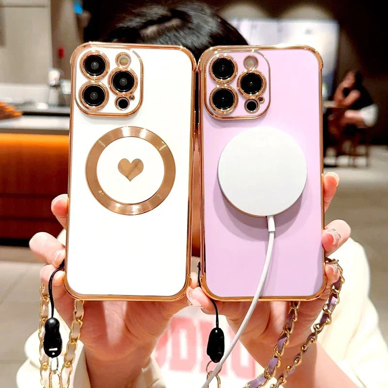 TPU Hoesje met Polsbandje voor iPhone – MagSafe Compatibel – afbeelding 6