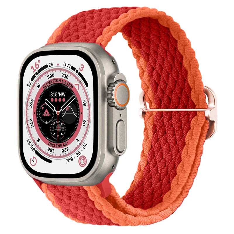 Gevlochten nylon Loop Bandje voor Apple Watch – afbeelding 22