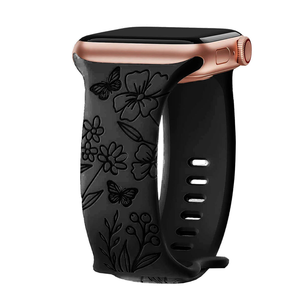Gegraveerd Siliconen Bandje voor Apple Watch – 40/41/42/44/45/46/49mm | Series 7-11, SE & Ultra 2/3