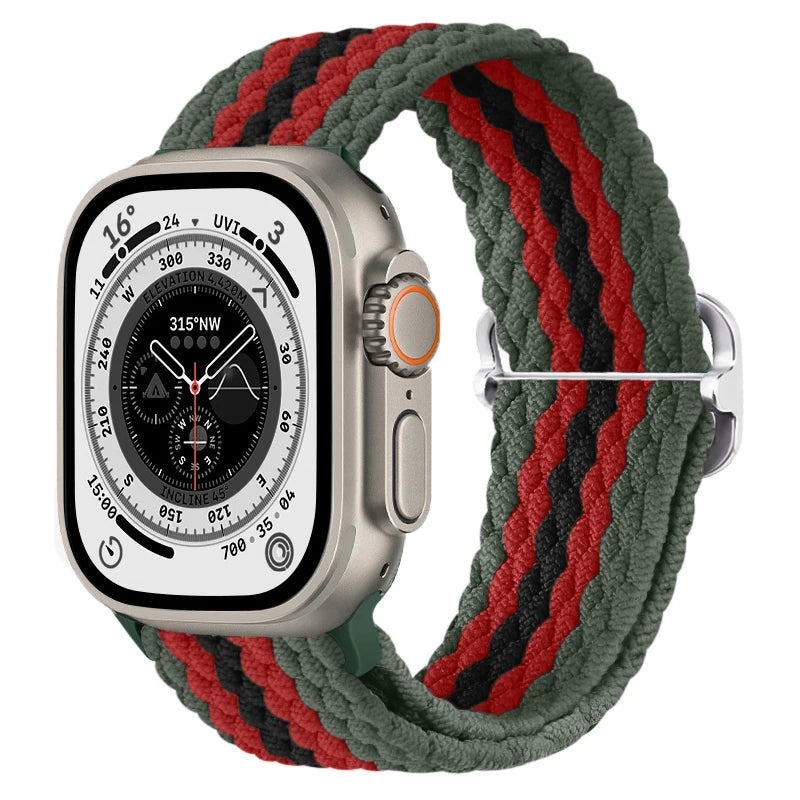 Gevlochten nylon Loop Bandje voor Apple Watch – afbeelding 12