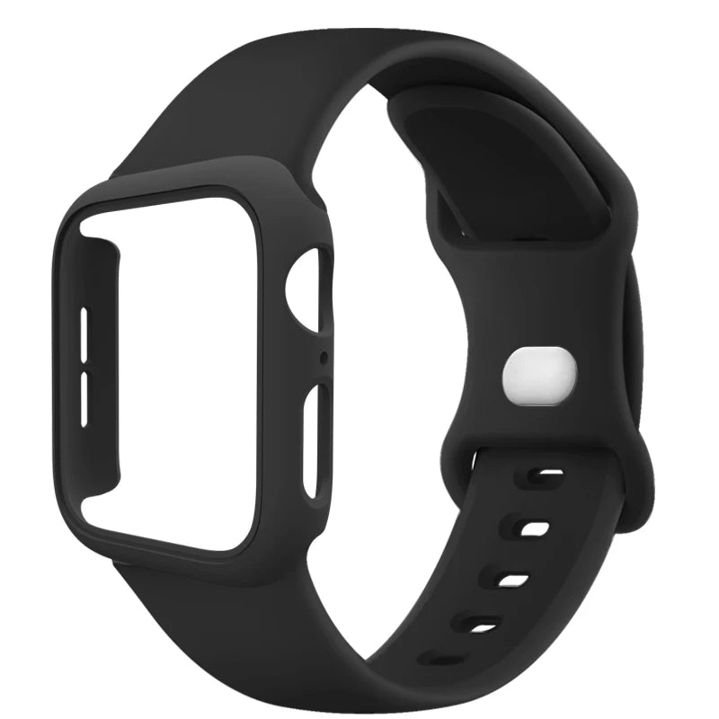 Siliconenn Bandje + Hoesje voor Apple Watch – afbeelding 13