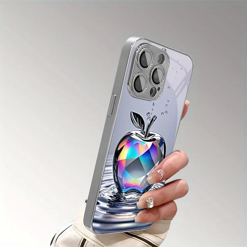 Aurora Diamant Waterdruppel Telefoonhoesje voor iPhone 11 t/m 17 Pro Max – afbeelding 4